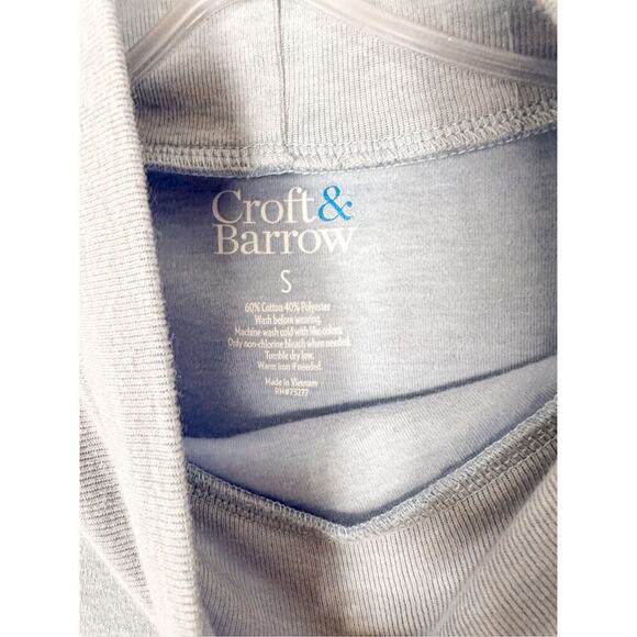 NWOT Set of 2 Croft & Barrow Women's Long Sleeve Mock Neck Top Blue Pink Small - Picture 8 of 9